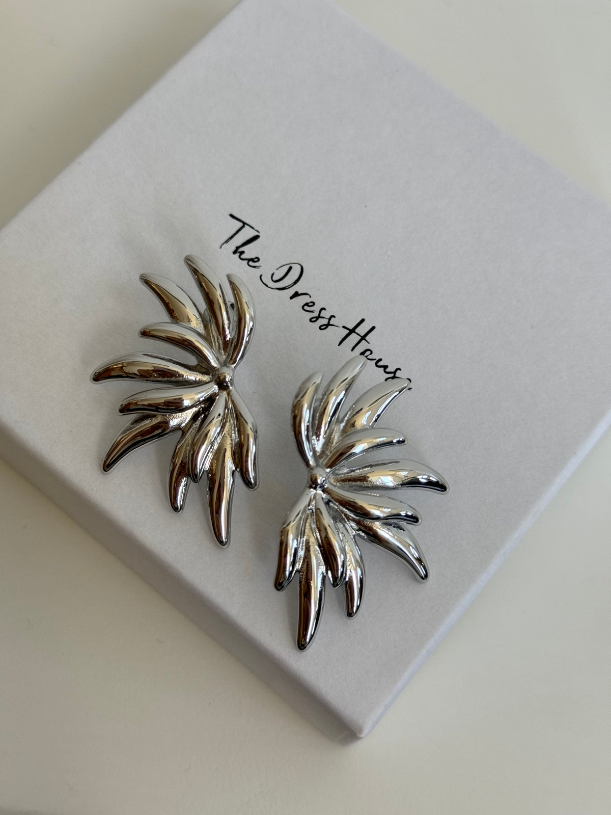 Della - Silver Statement Earring