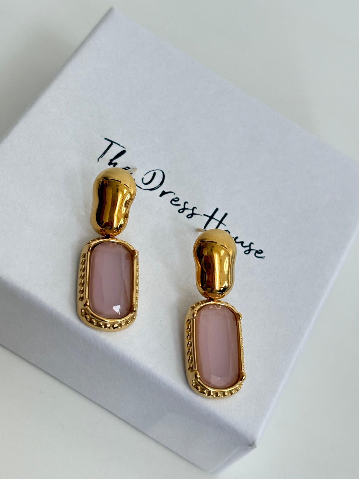 Darcy May - Pink Gold Earring