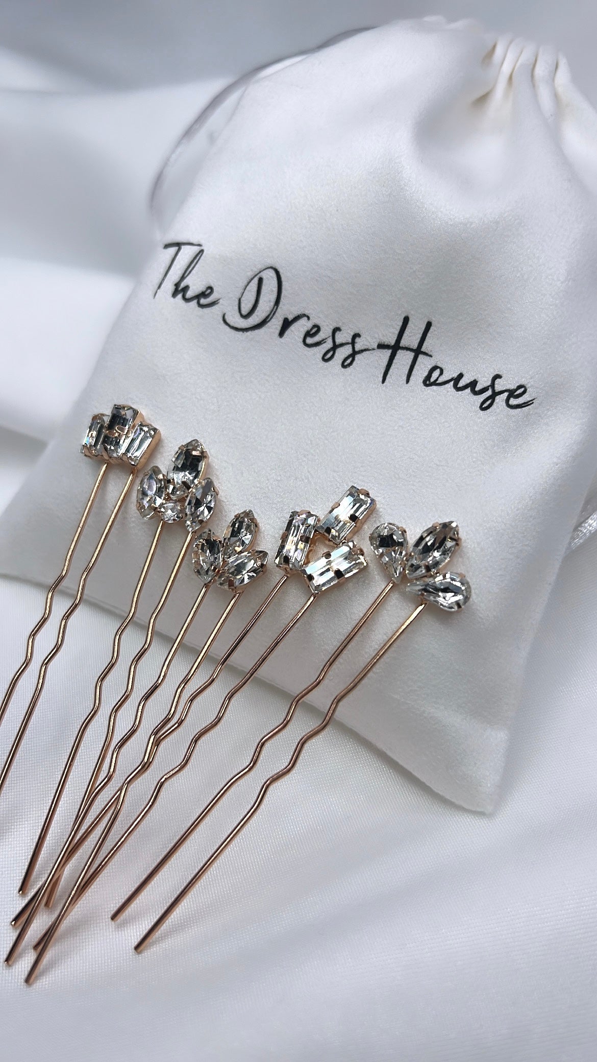 Freya rose gold pins 5pc