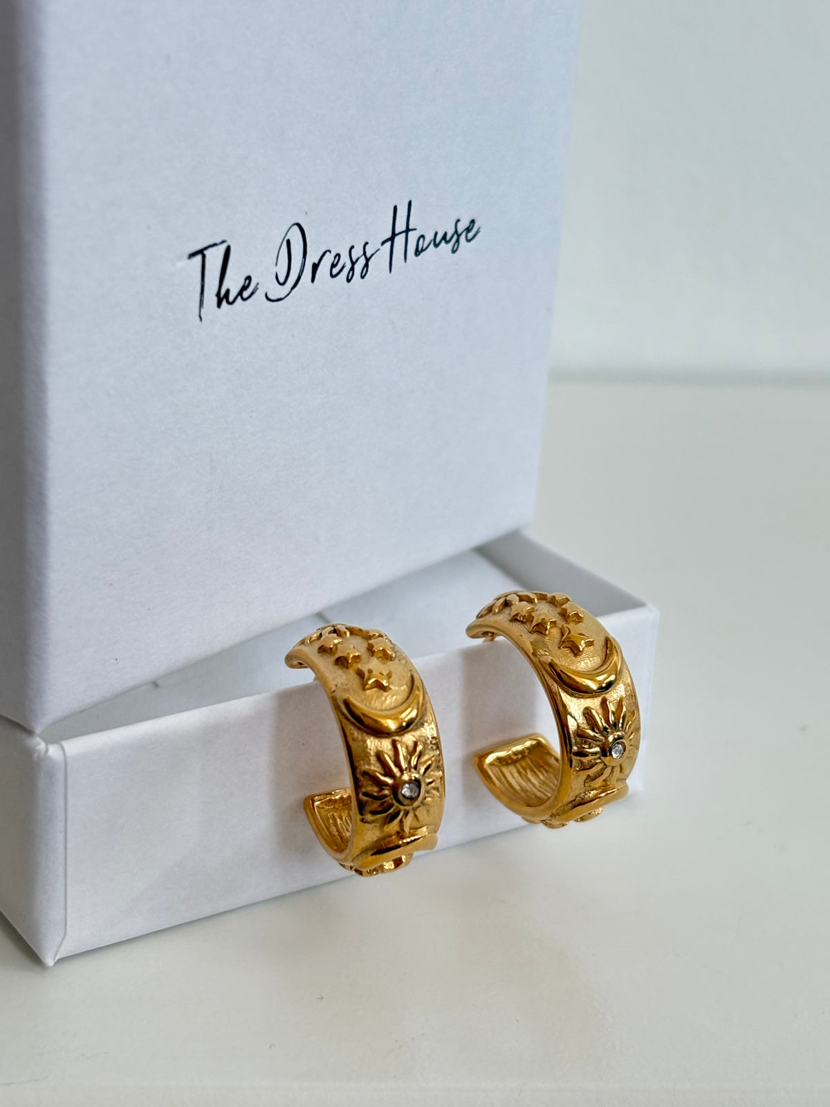 Kay - Star Gold Hoop Earring