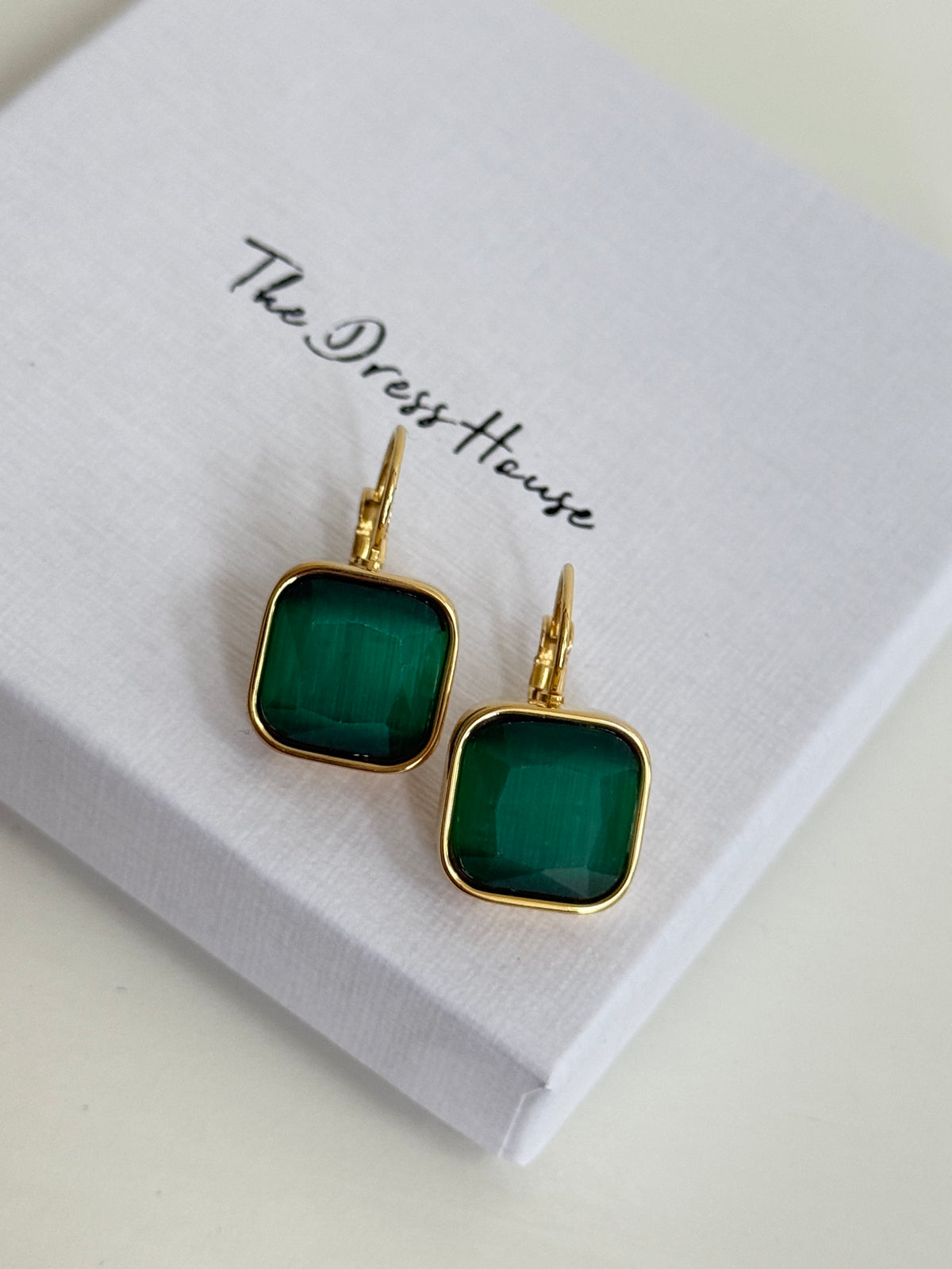 Celly - Green Gold Earring