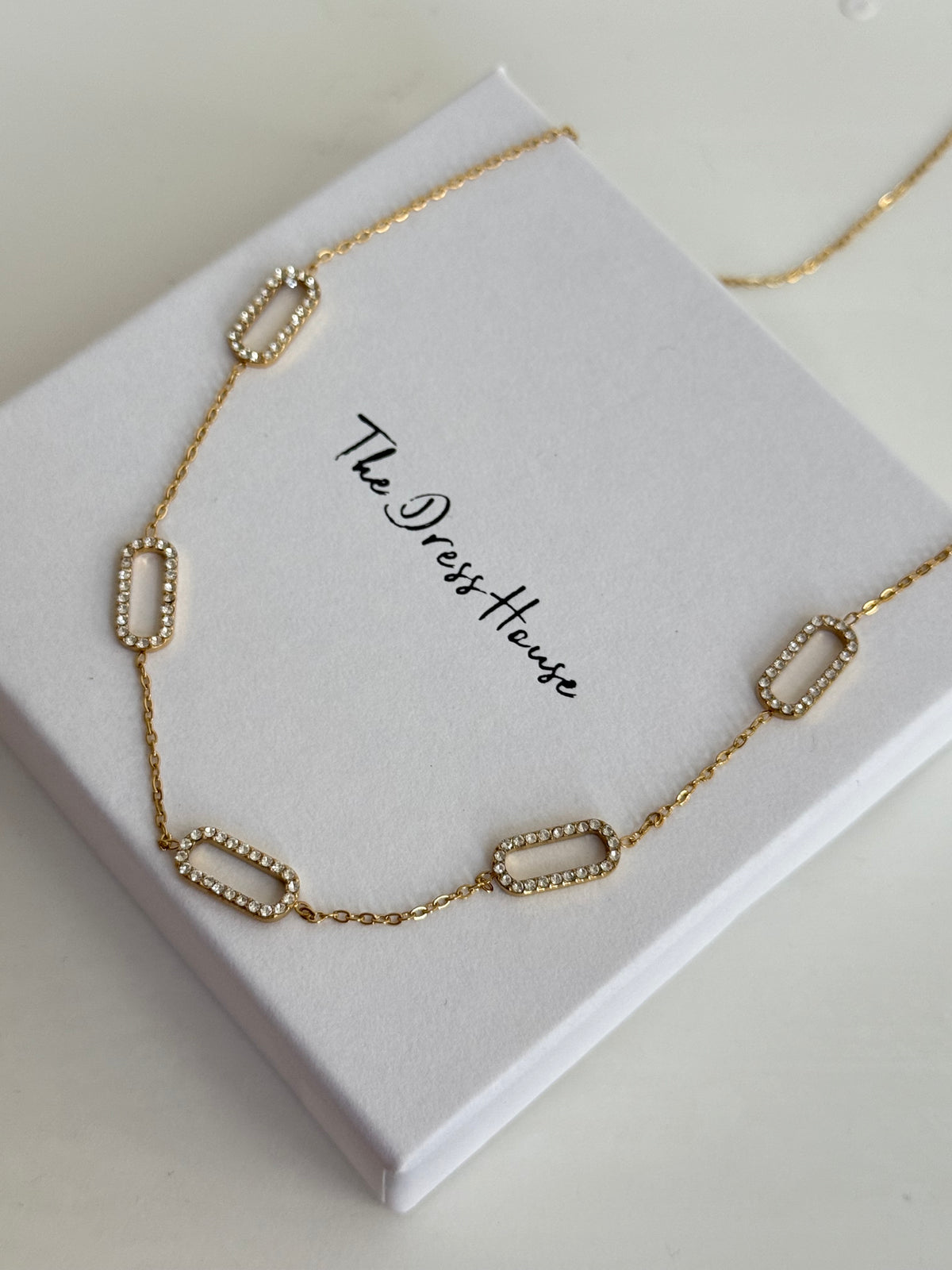 Annie - Gold Sparkle Necklace