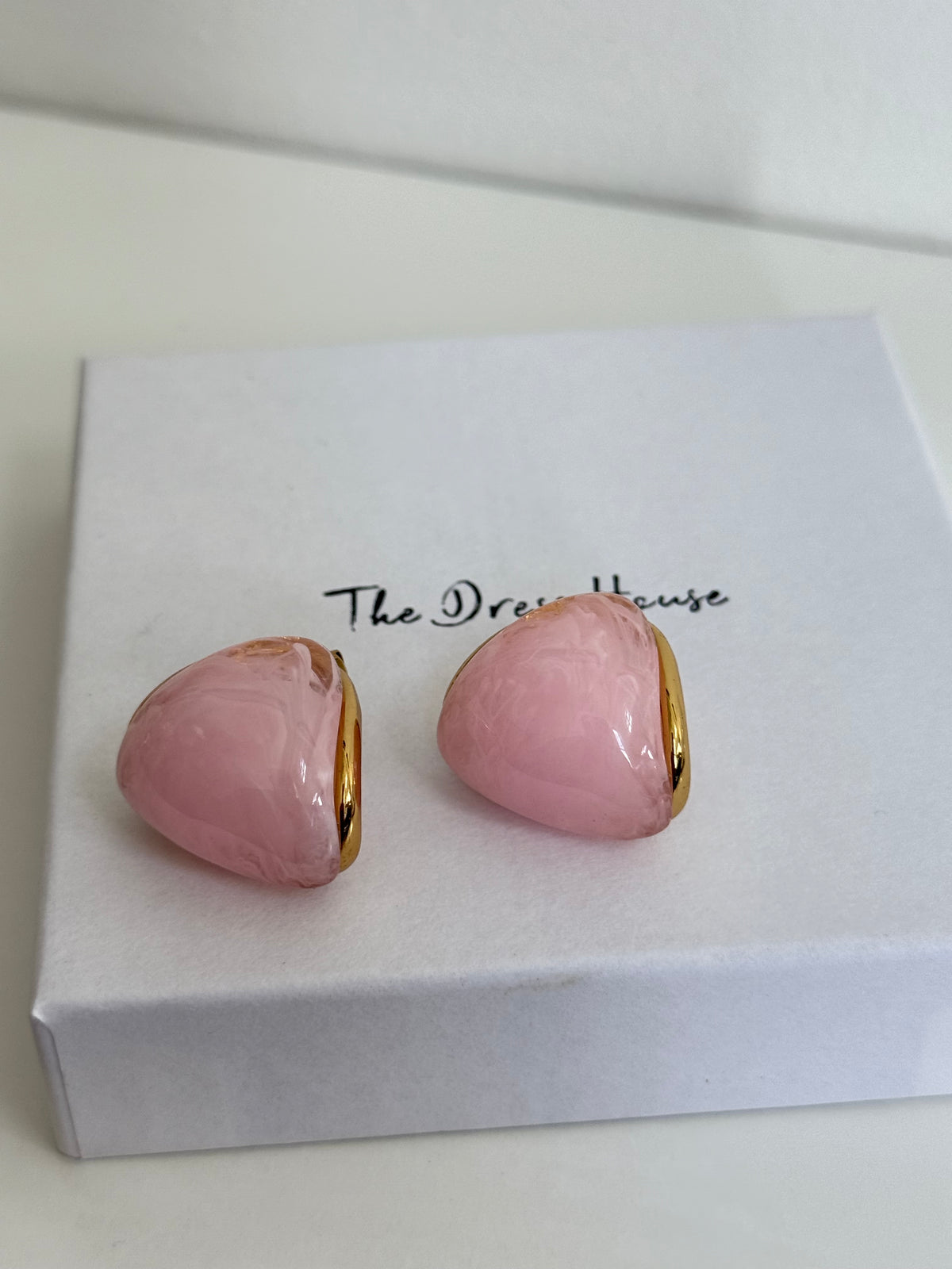 Zia - Gold Pink Earring
