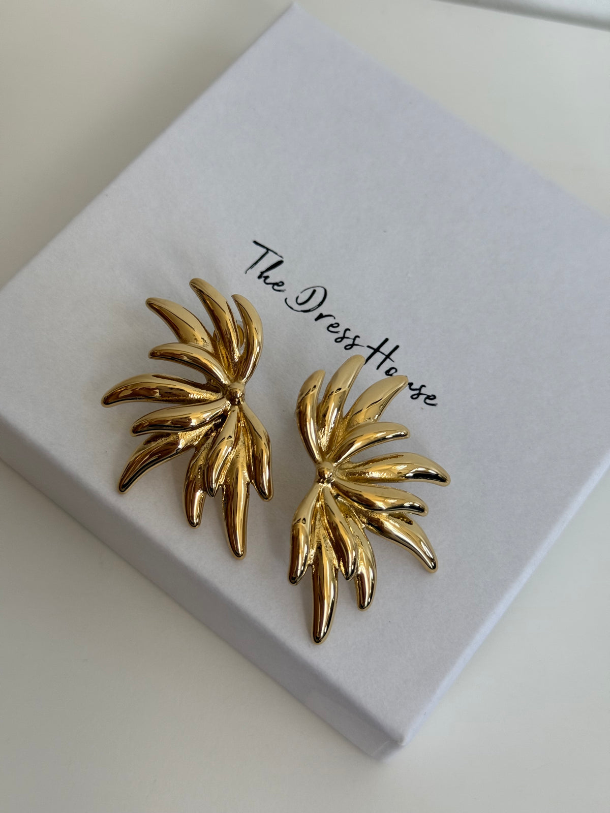 Della - Gold Statement Earring