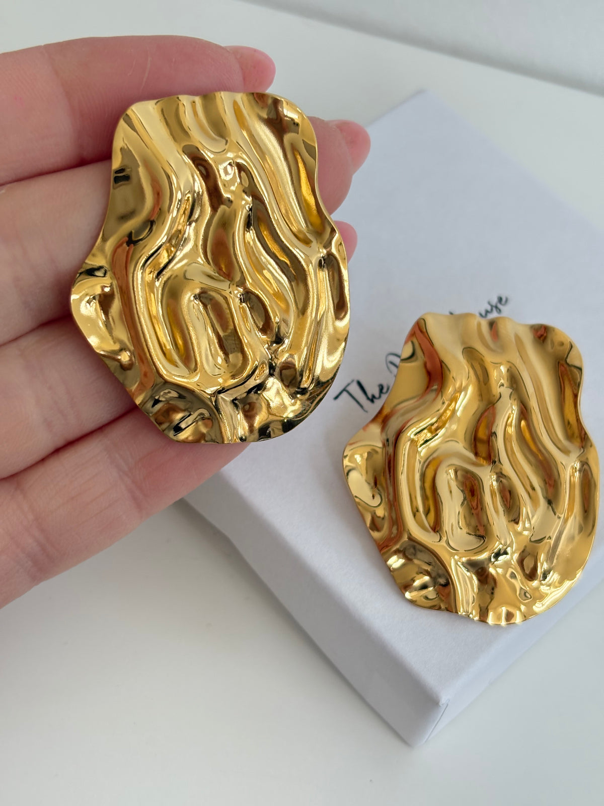 Kiera - Gold Statement Earring
