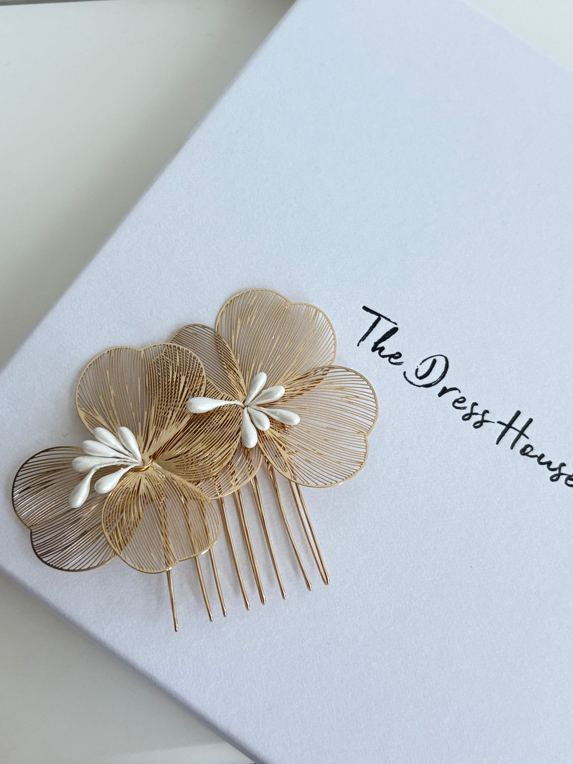 Isla - Gold Bridal Hair Comb