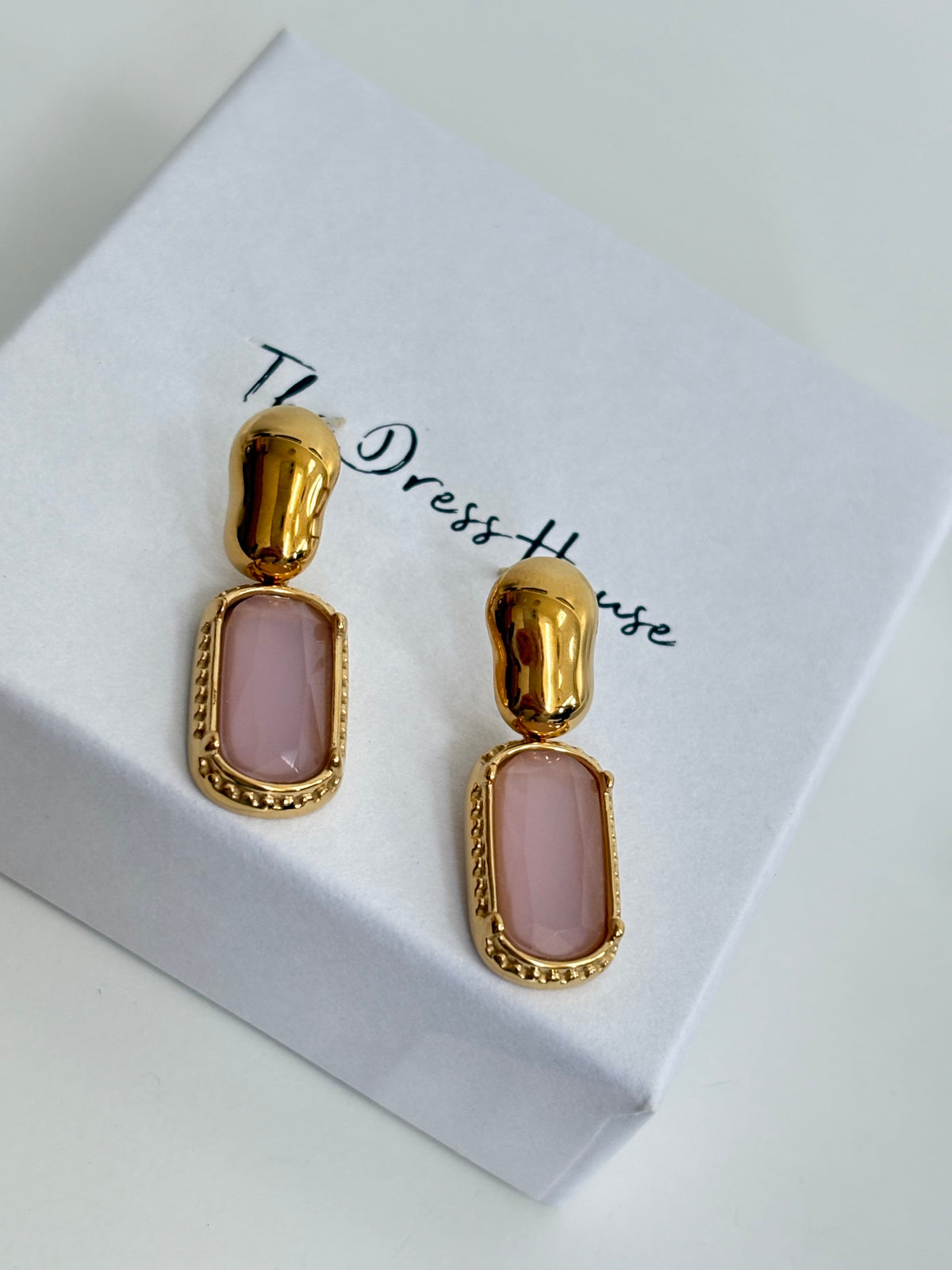 Darcy May - Pink Gold Earring