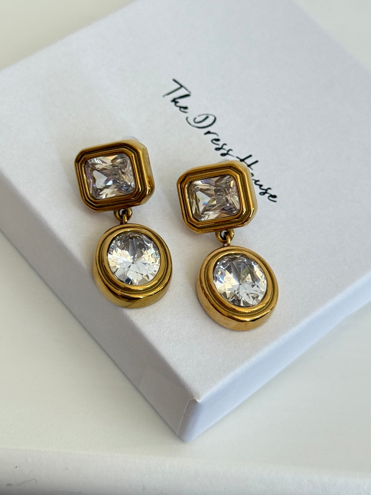 Tamara - Gold Statement Earring