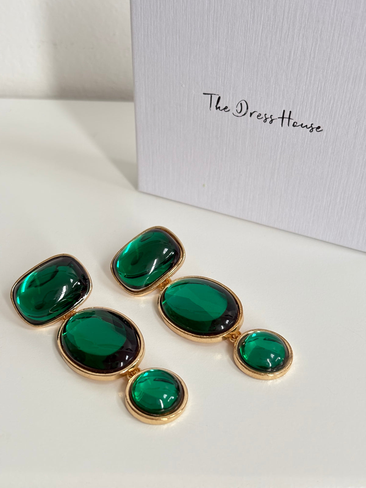 Celina - Green Gold Earring