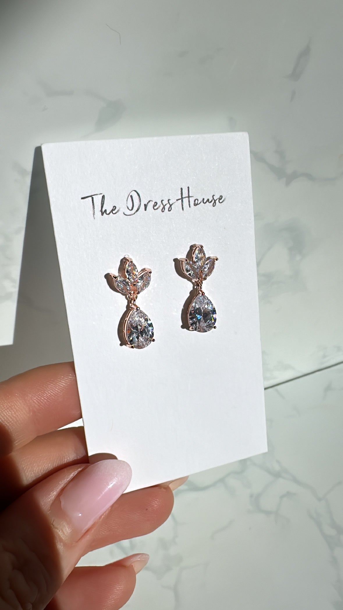Alexa - Rose-Gold Earring