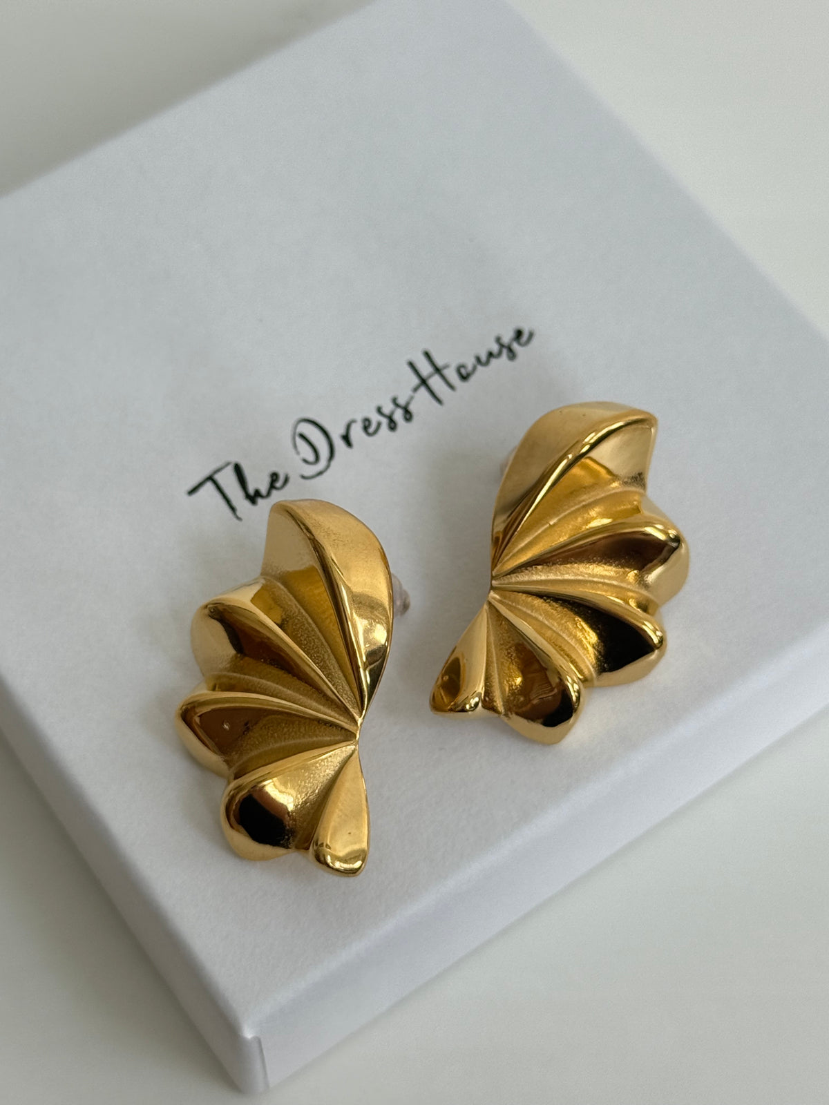Elsie - Gold Statement Earring