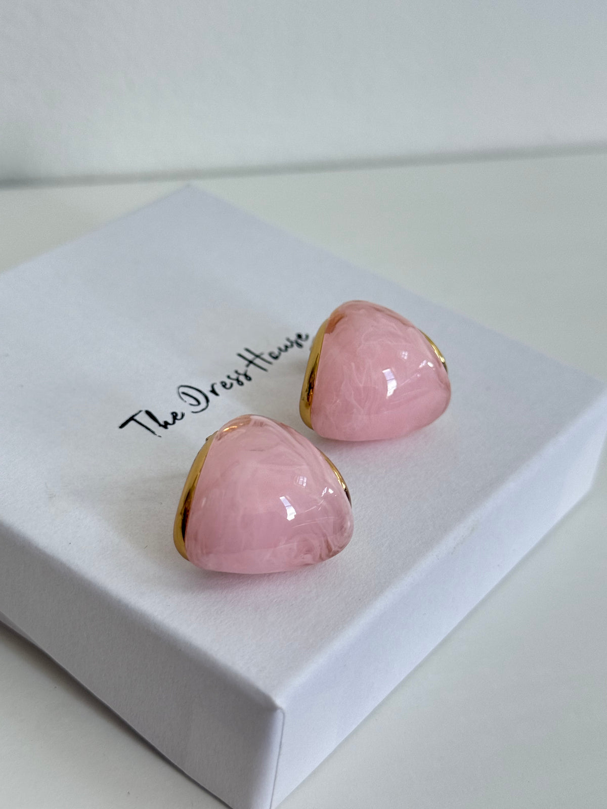 Zia - Gold Pink Earring