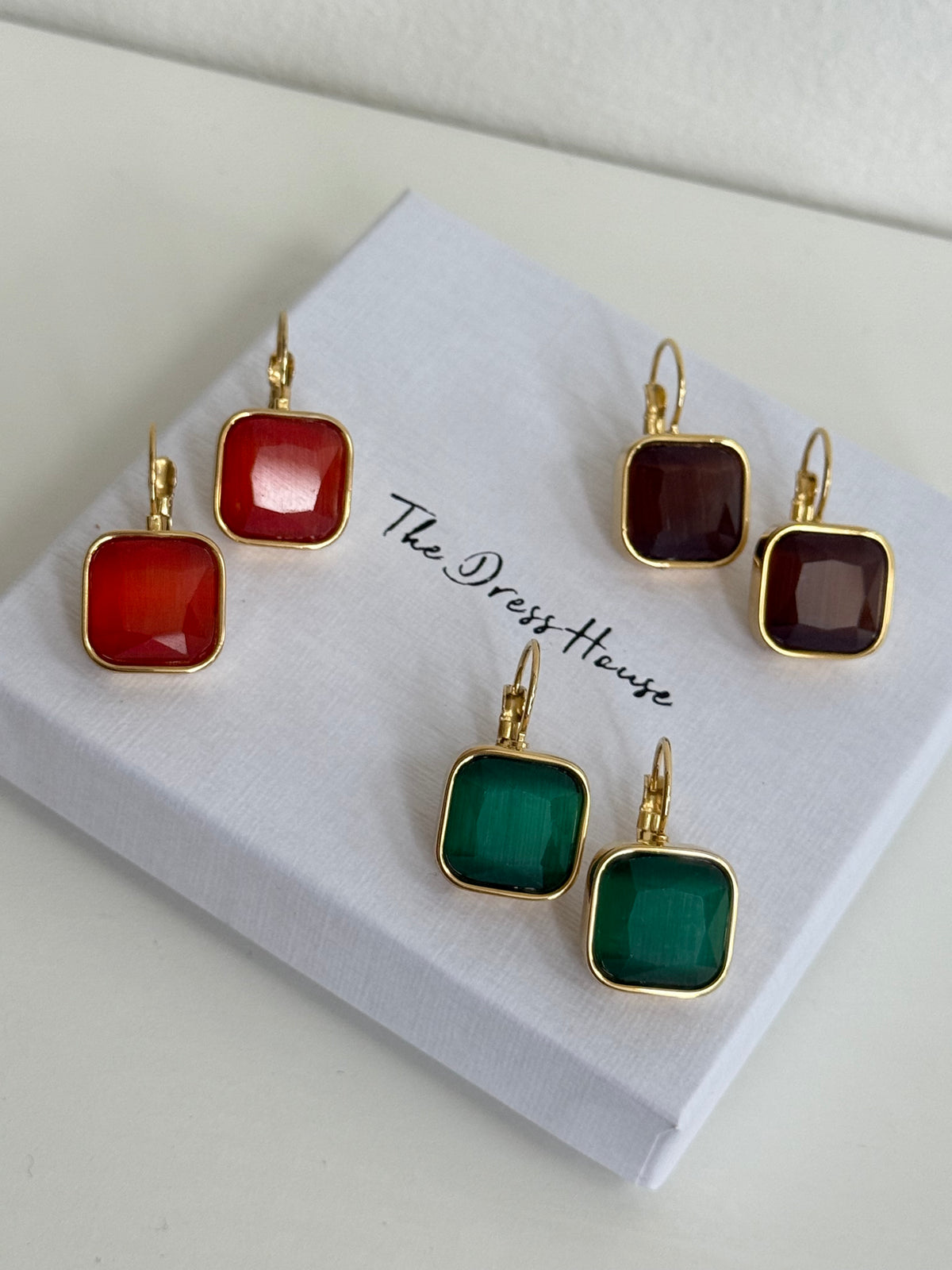 Celly - Green Gold Earring