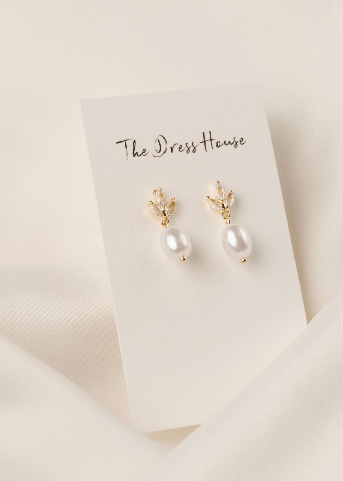 Hayley - Gold Pearl Earring