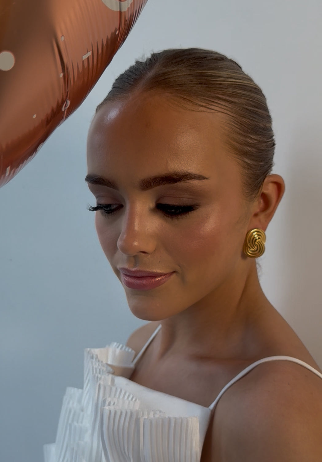 Didi - Gold Statement Earring