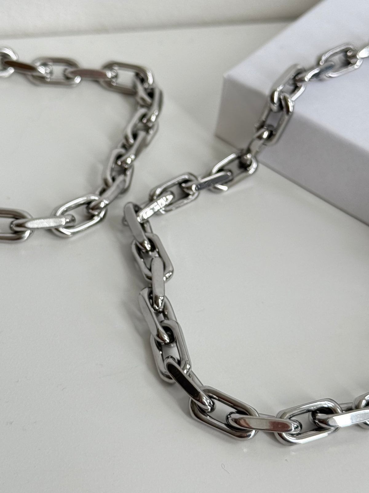 Cassie - Silver Bracelet Necklace Set