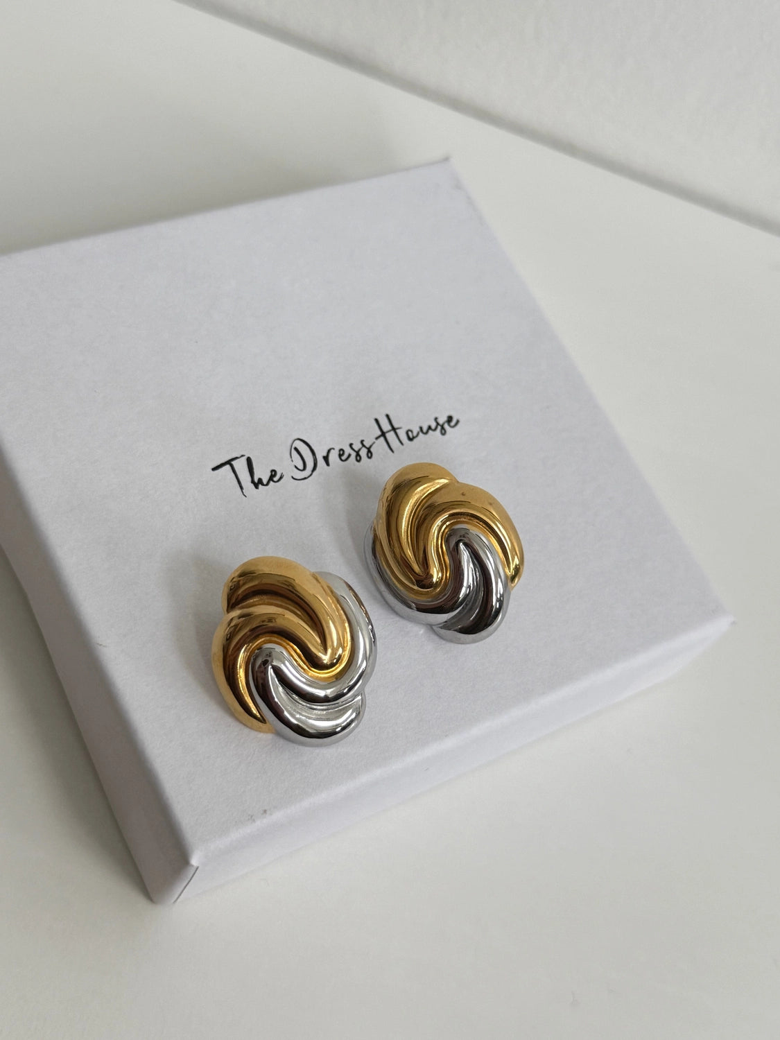 Lexi - Gold Silver Stud Earring