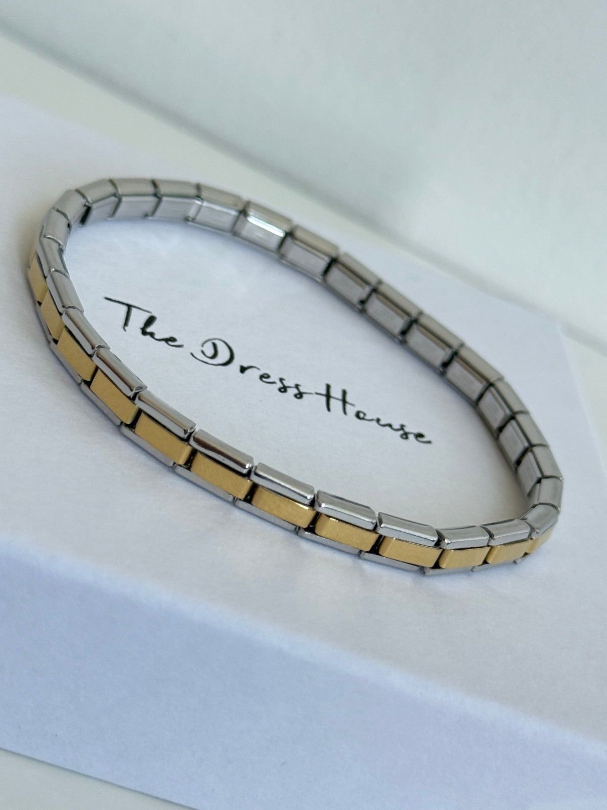 Alia - Gold Silver Bangle Bracelet