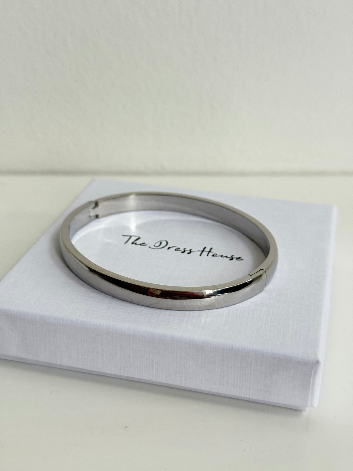 Harper - Silver Bangle Bracelet (6mm)