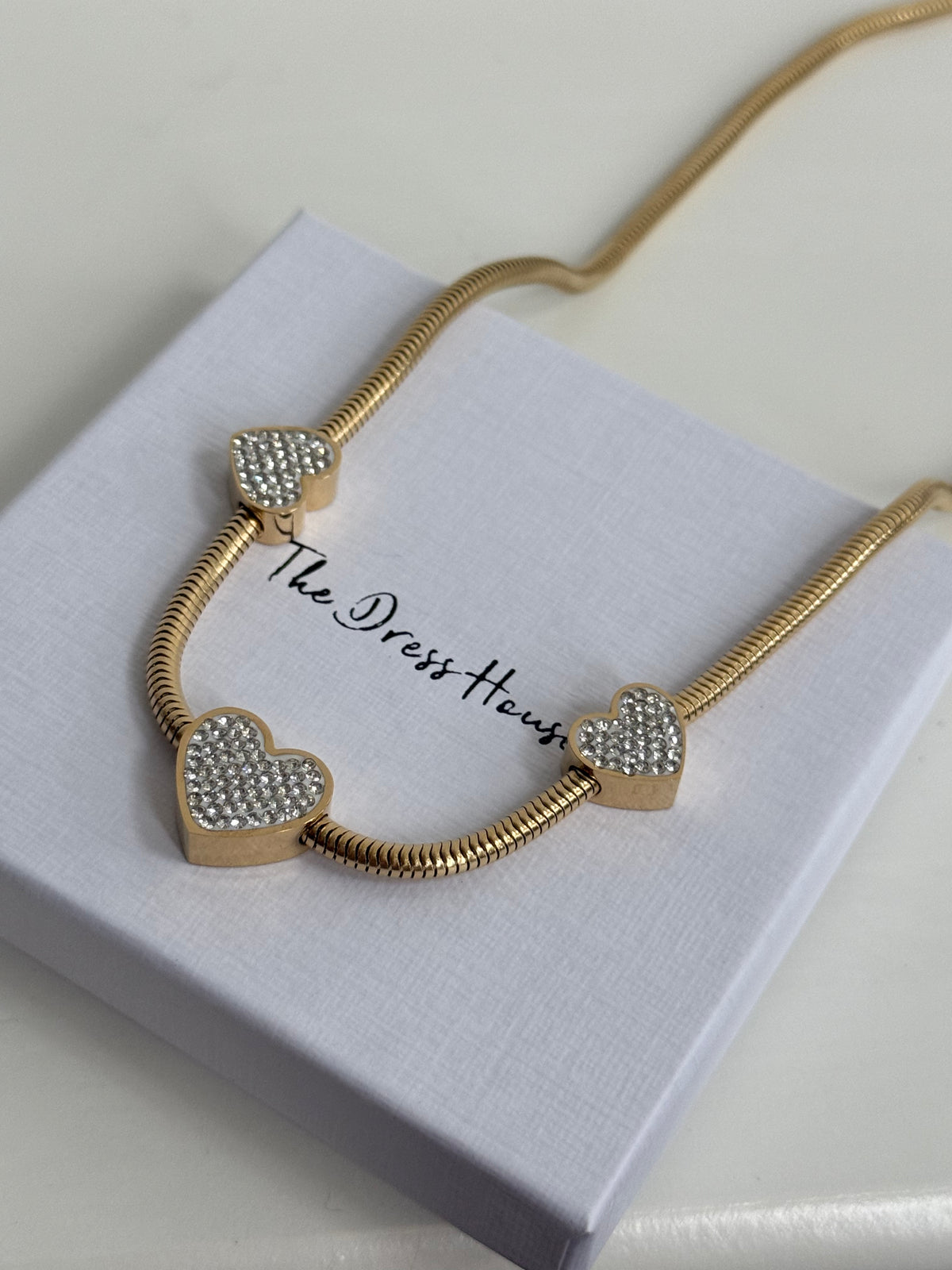 Nicola - Gold Heart Necklace