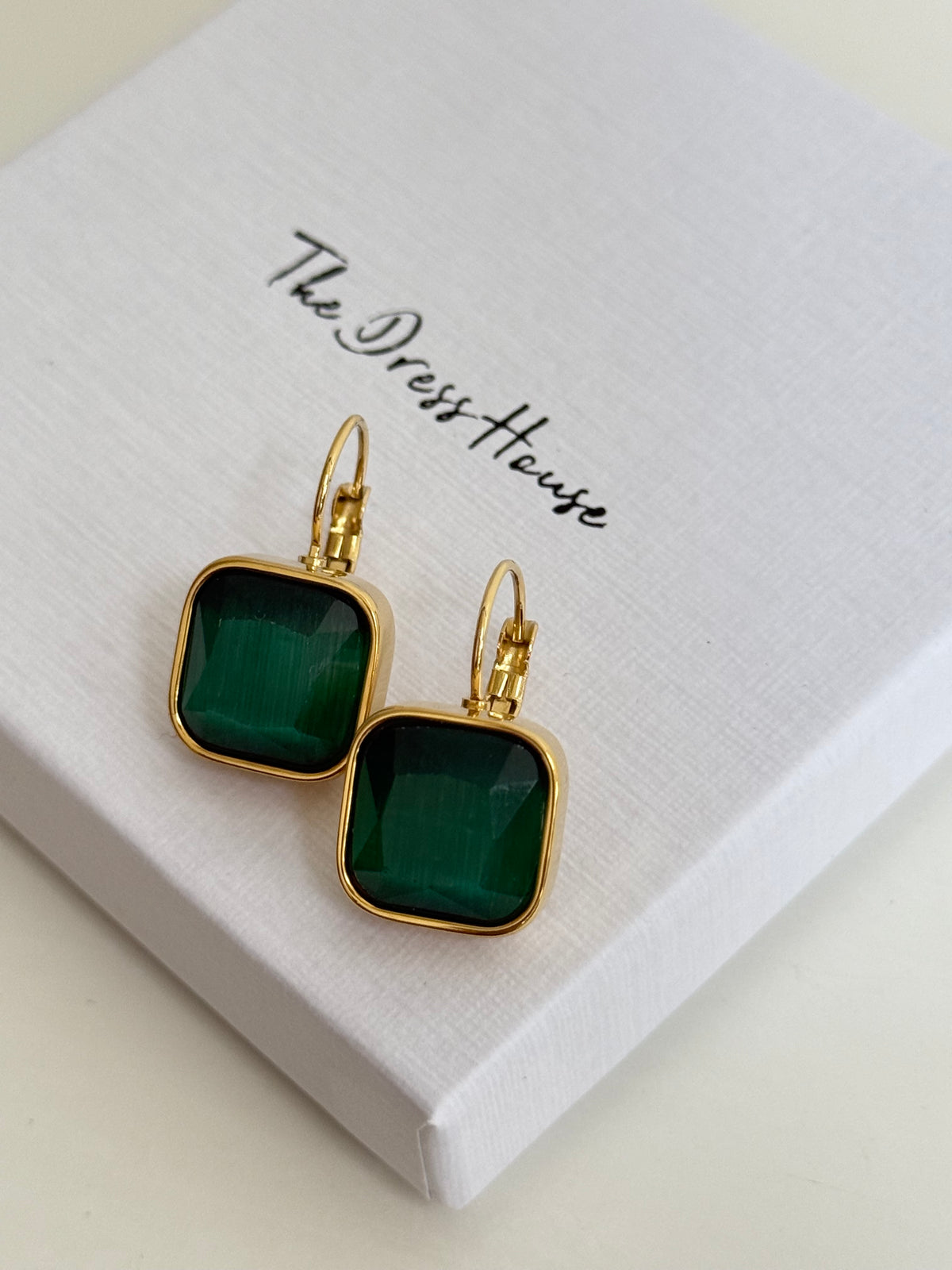 Celly - Green Gold Earring