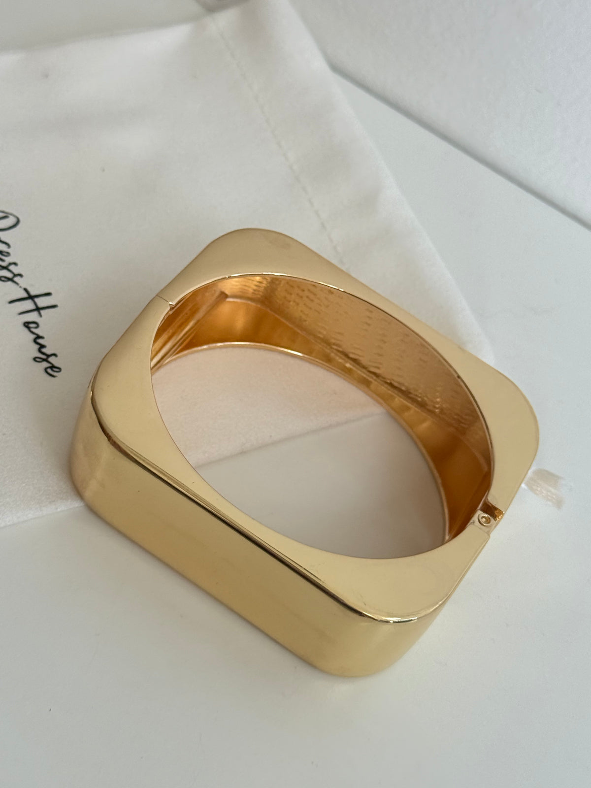 Macy - Gold Statement Cuff Bangle