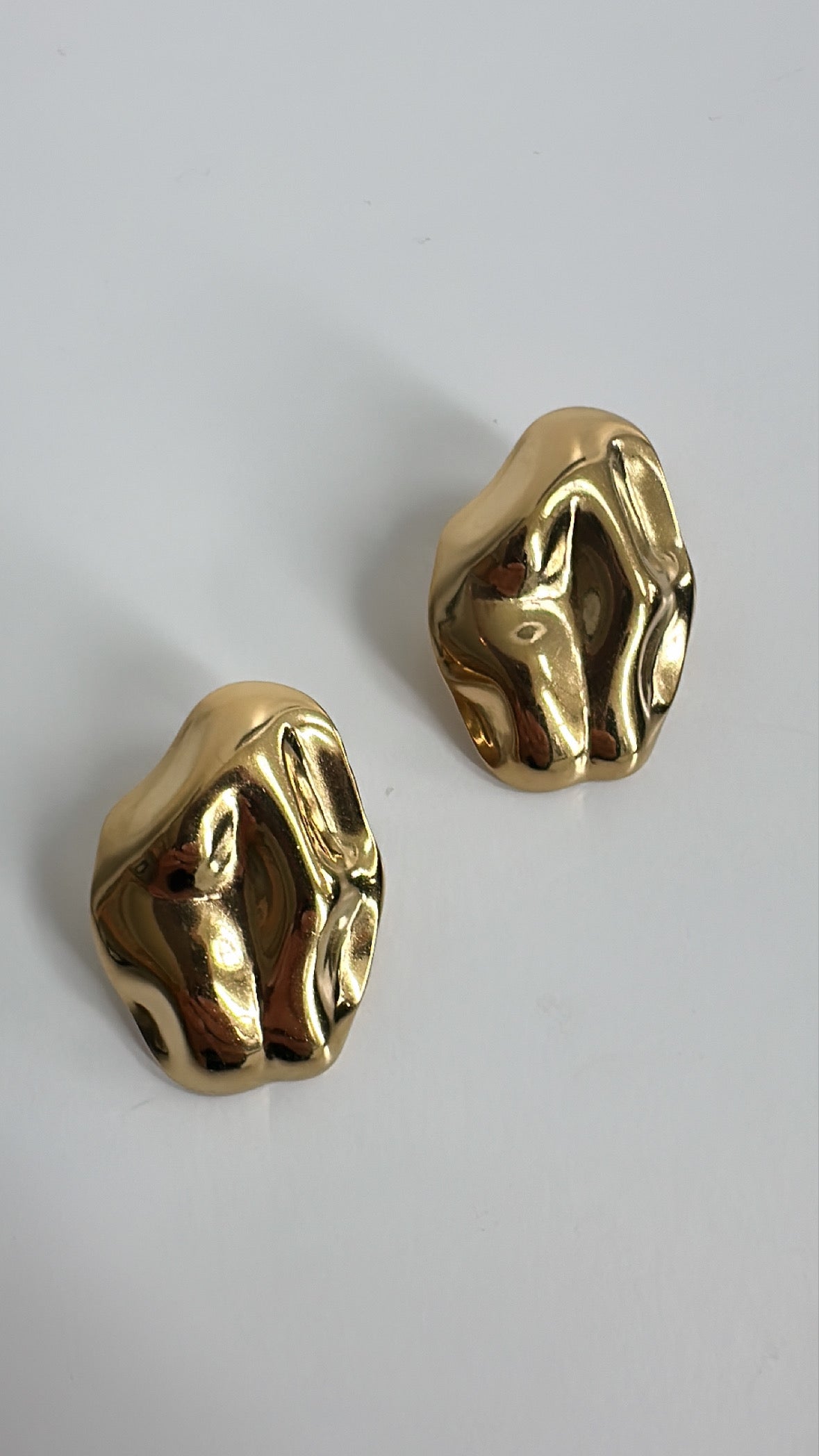 Rachel - Gold Statement Earring