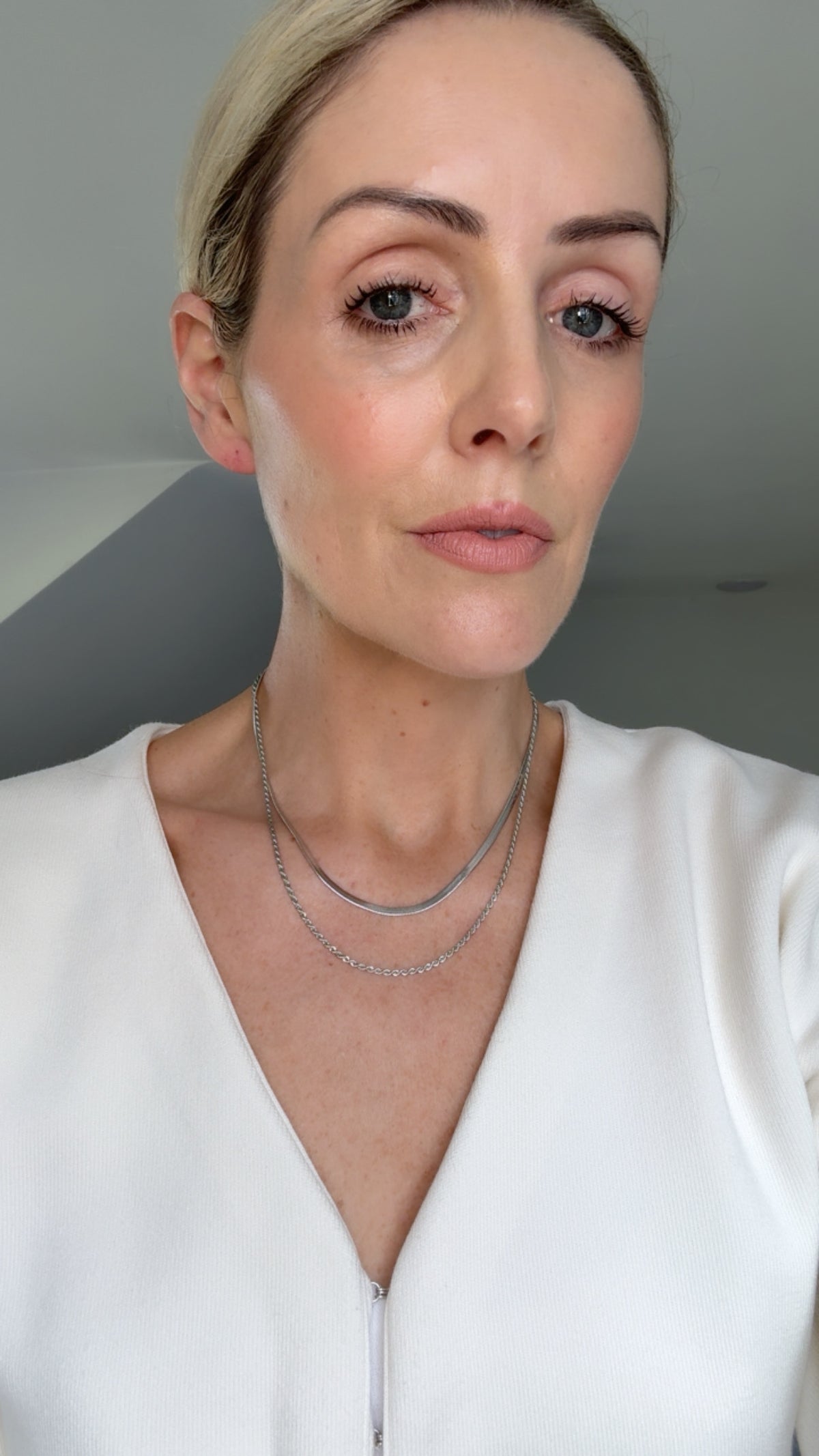 Amelia - Silver Layer Necklace