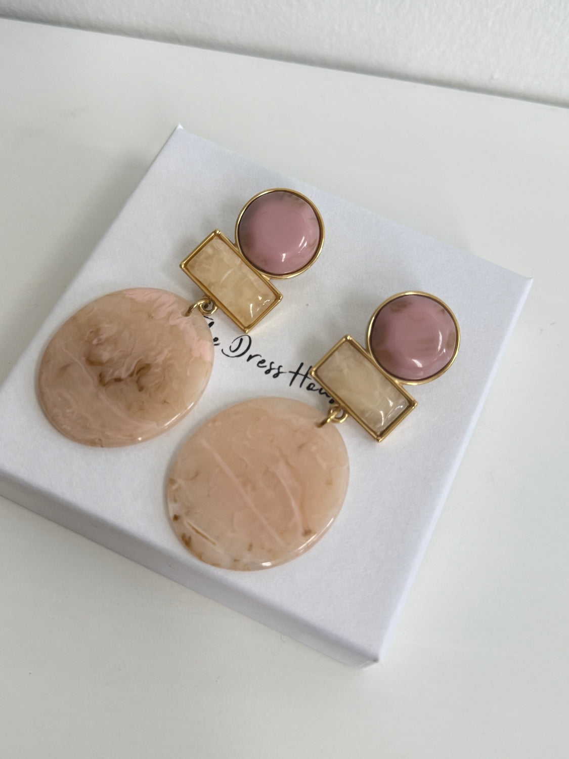 Clarice - Pink Gold Earring