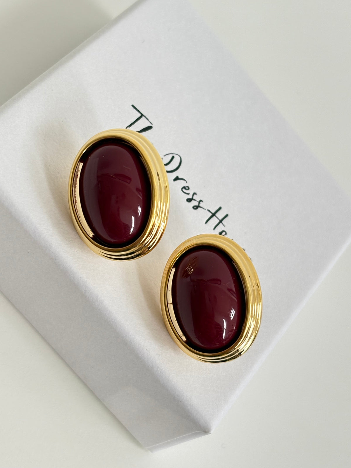 Etta - Wine Gold Earring