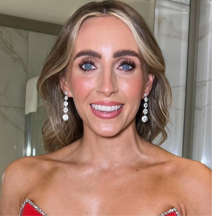Aimee - Silver Diamanté Earring