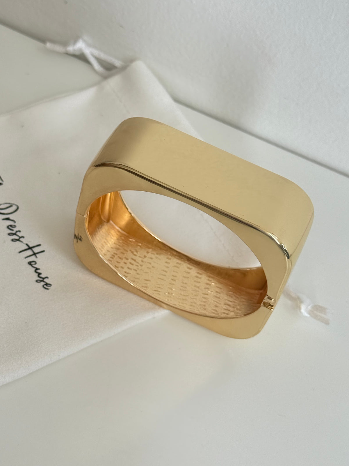 Macy - Gold Statement Cuff Bangle