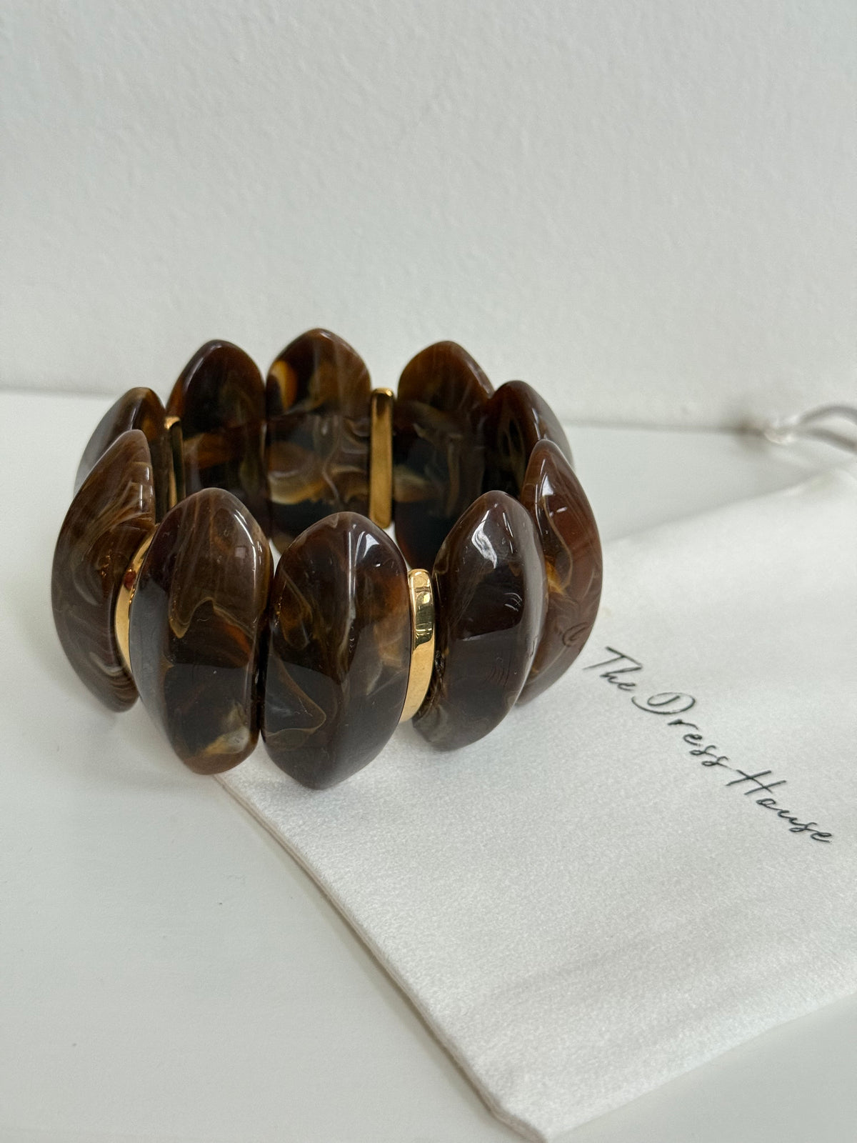 Jane - Brown Gold Bangle