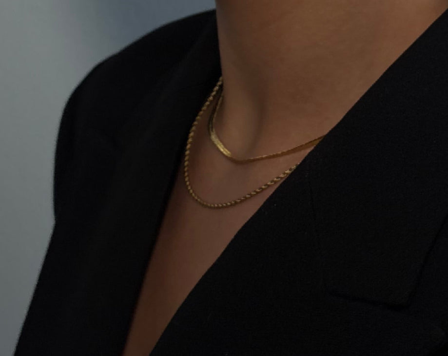 Christmas Gift Set 2 - Amelia Alice Gold Necklace Earring Gift Set