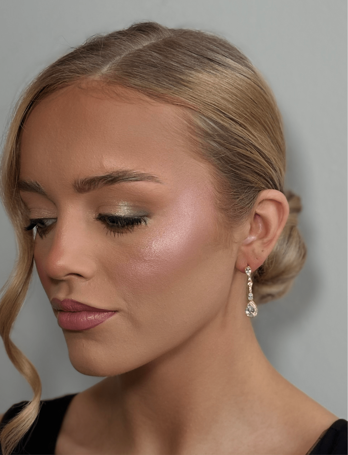 Sadie - Gold Diamanté Earring