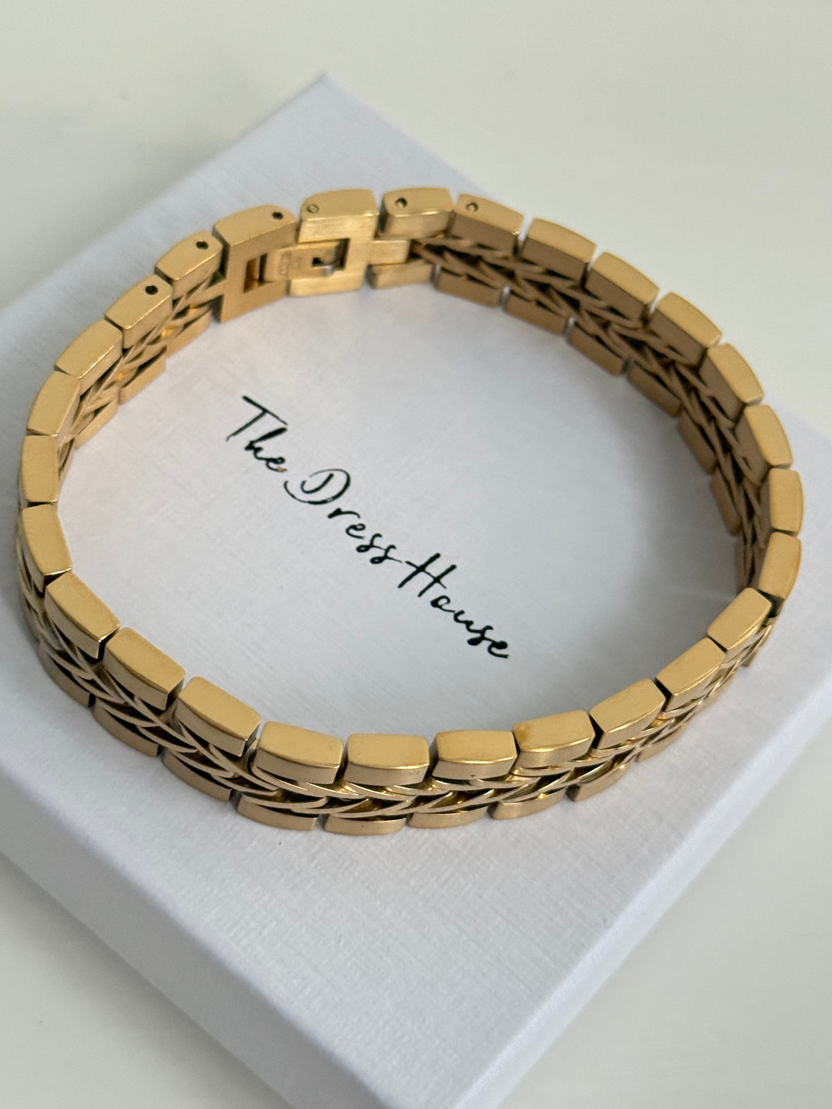 Chloe - Gold Bracelet (21cm long)