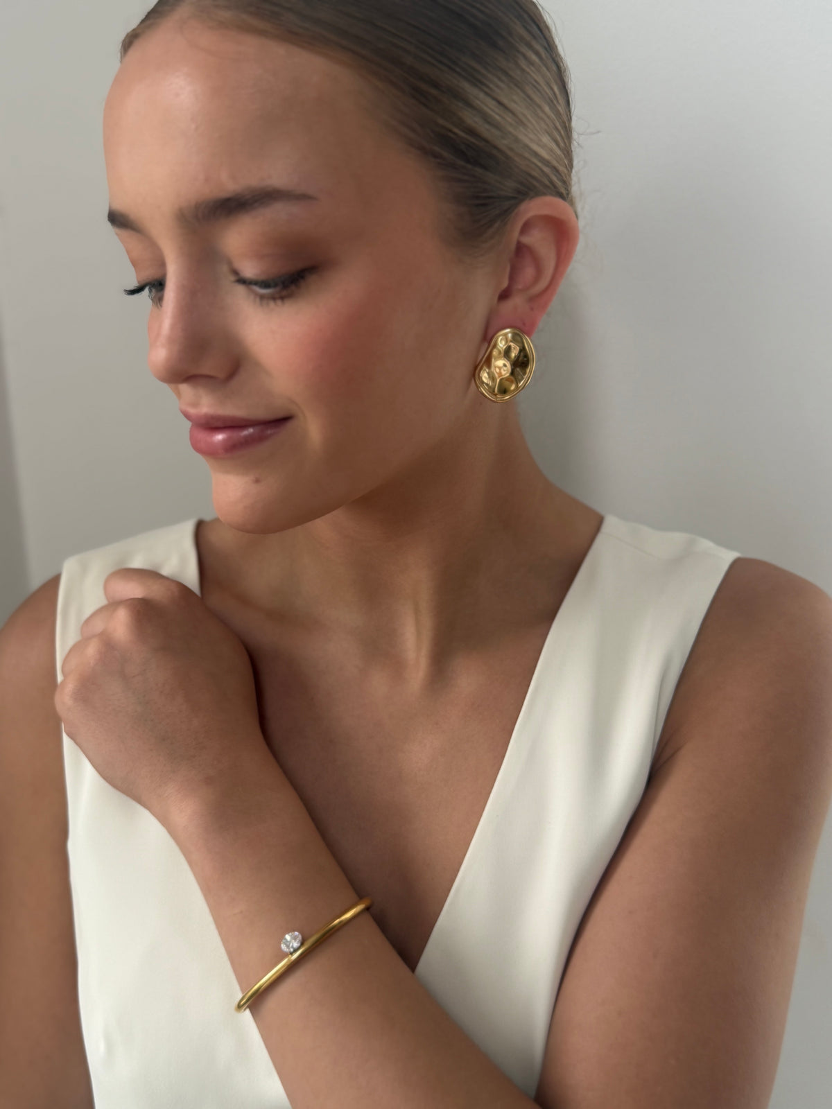 Rachel - Gold Earring