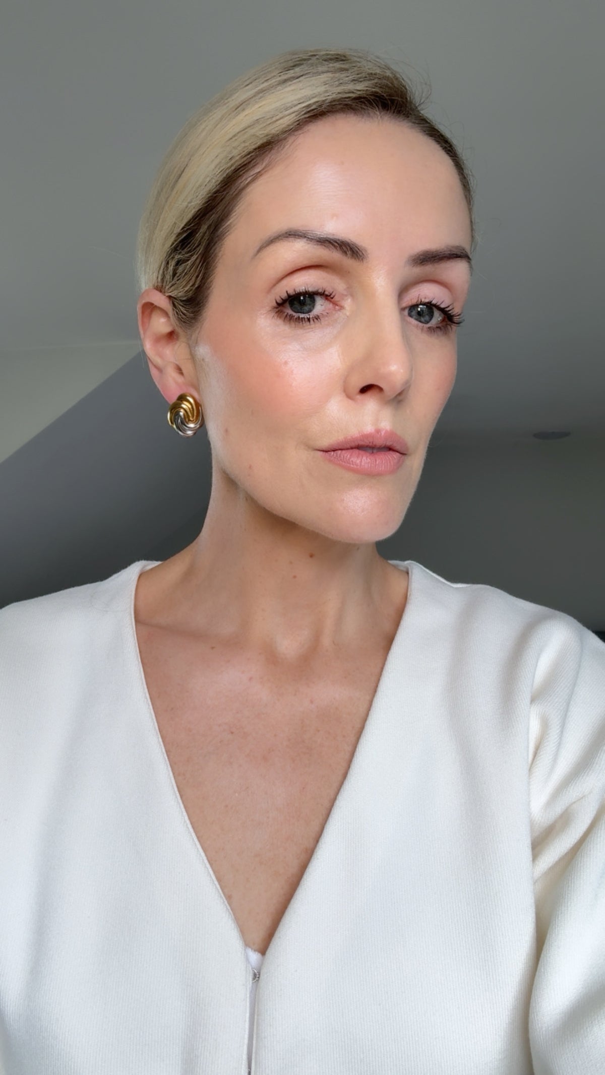 Lexi - Gold Silver Stud Earring