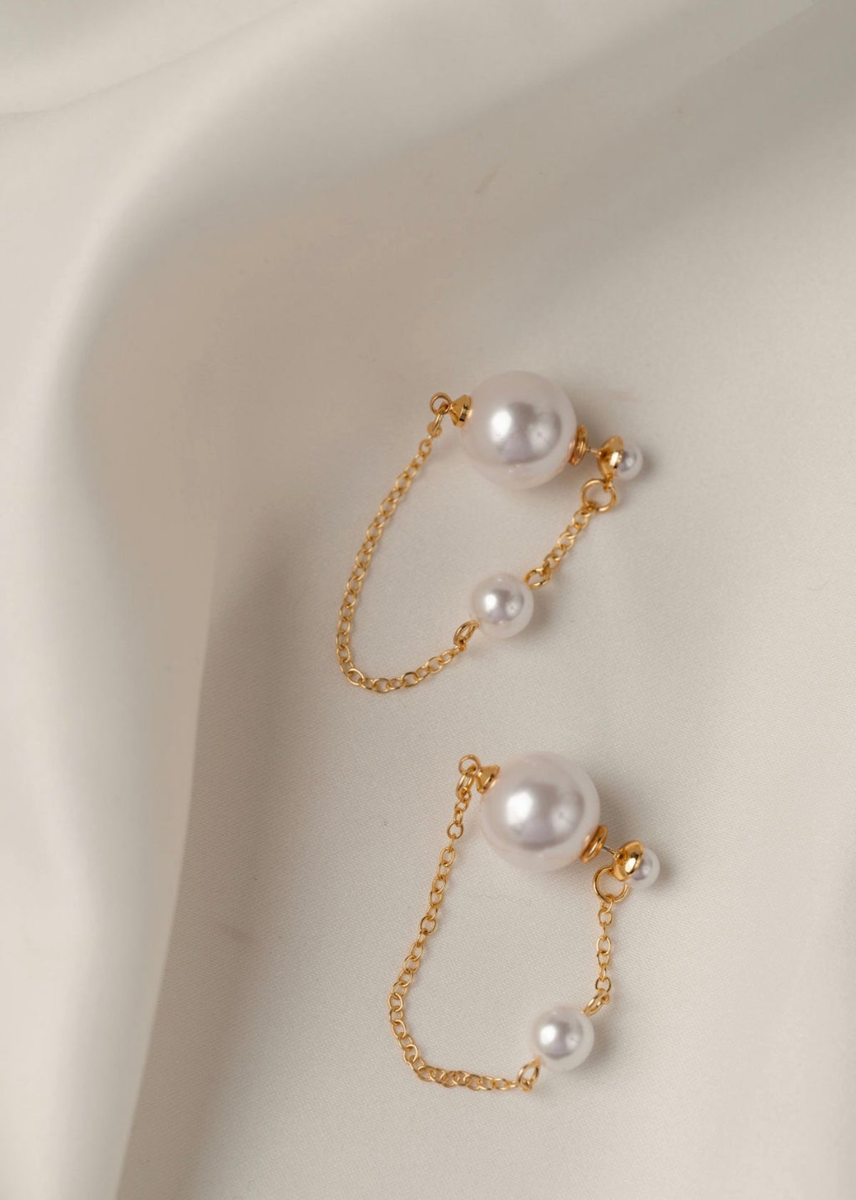 Edita - Gold Pearl Earring