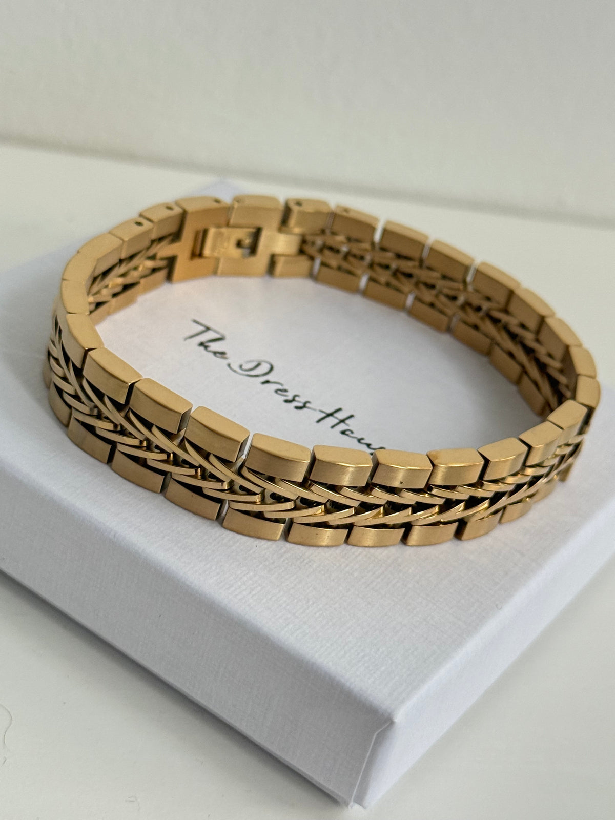 Chloe - Gold Bracelet (21cm long)