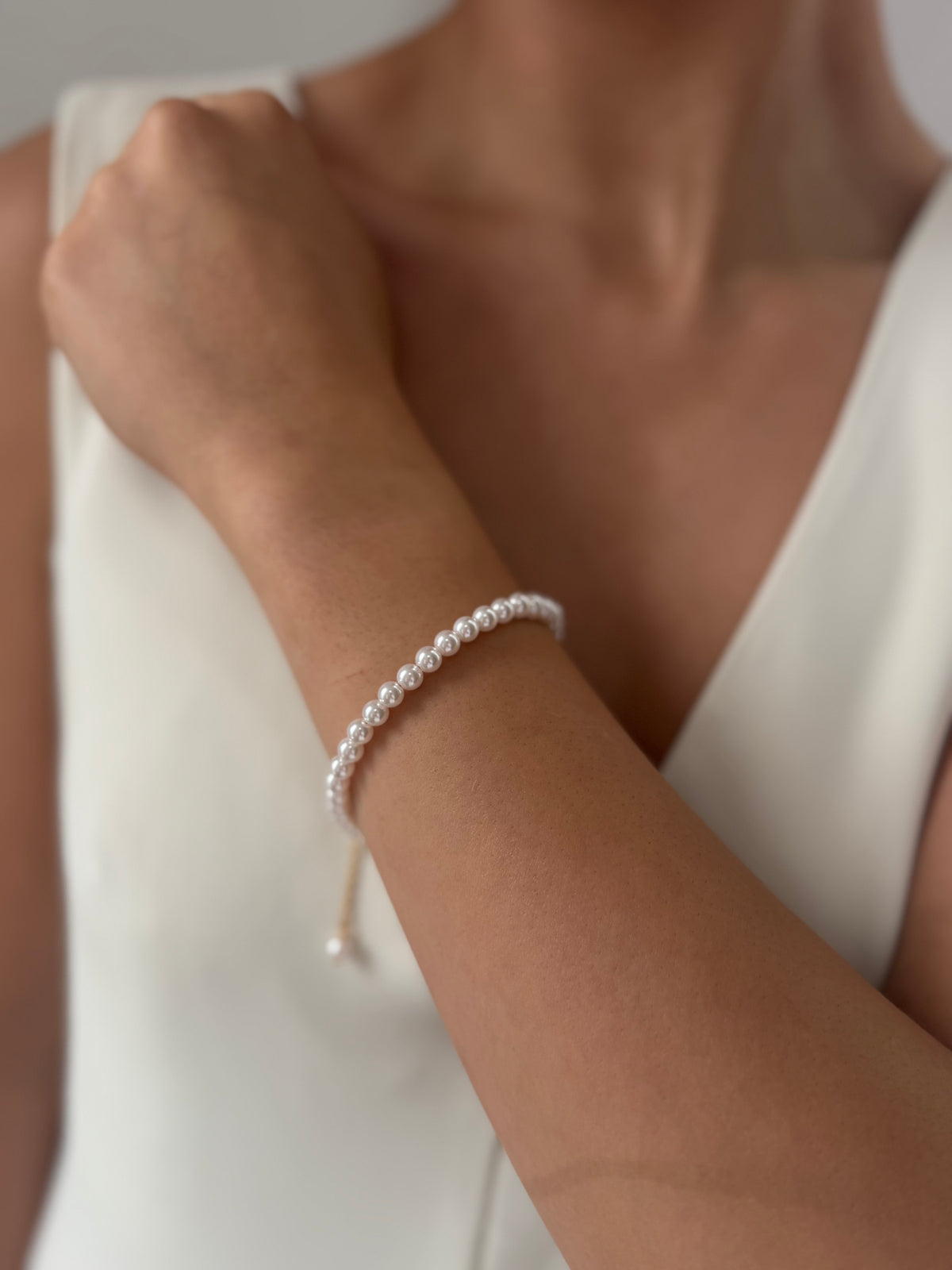 Matilda - Pearl Gold Bracelet