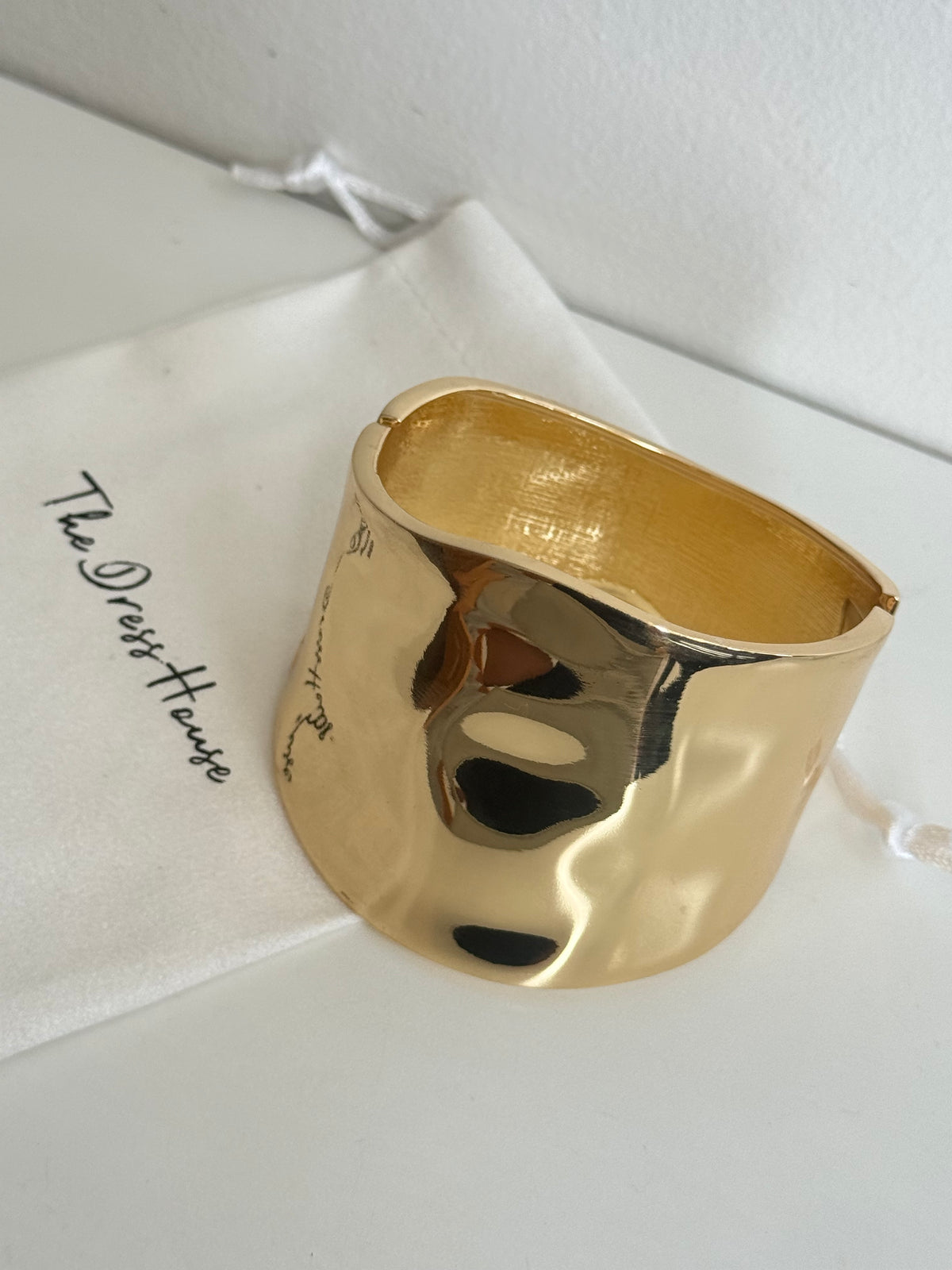 Kellie - Gold Statement Cuff Bangle