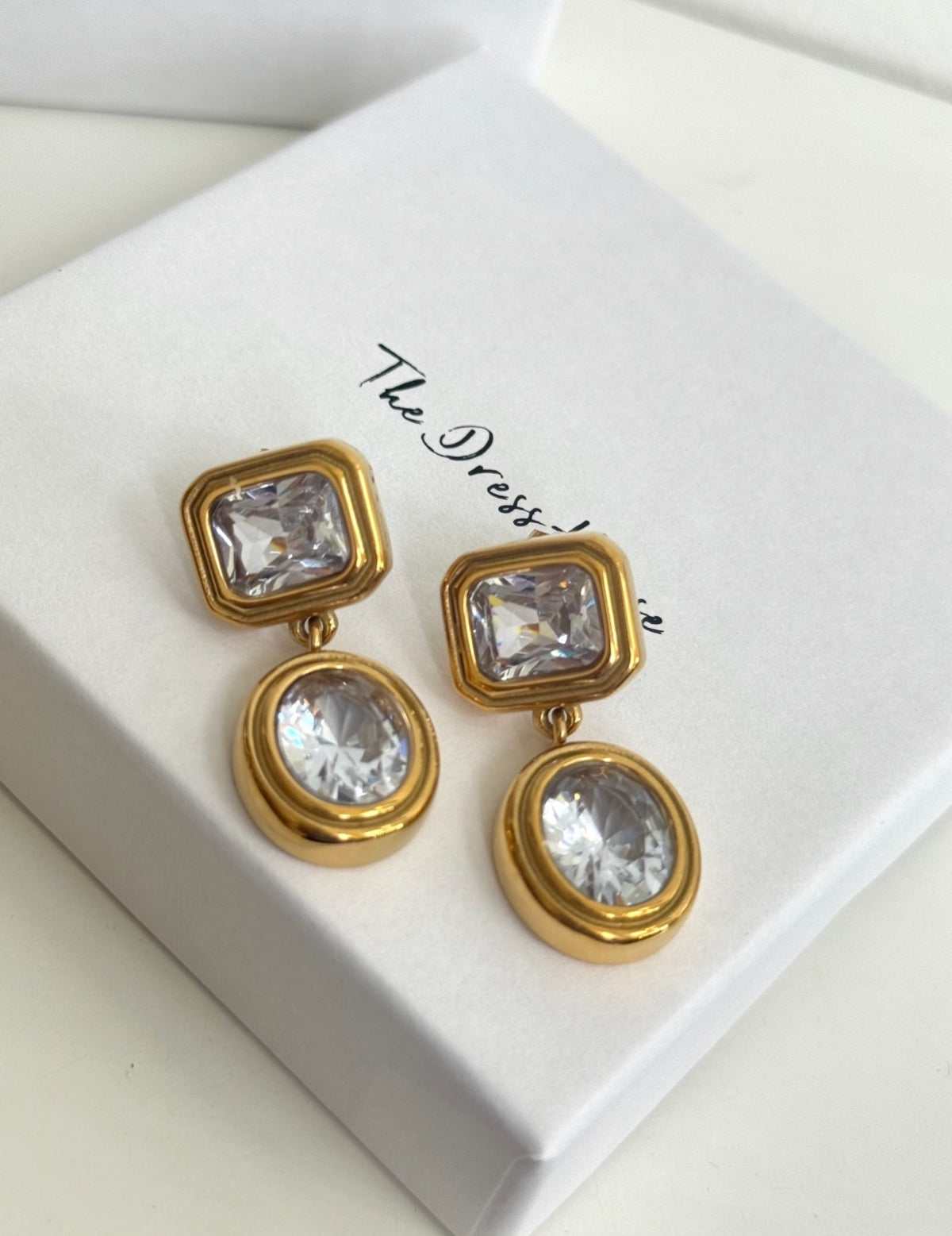 Kacy - Gold Statement Earring