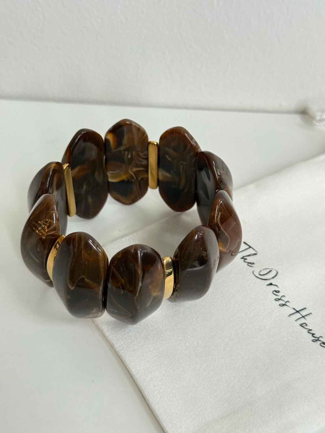 Jane - Brown Gold Bangle