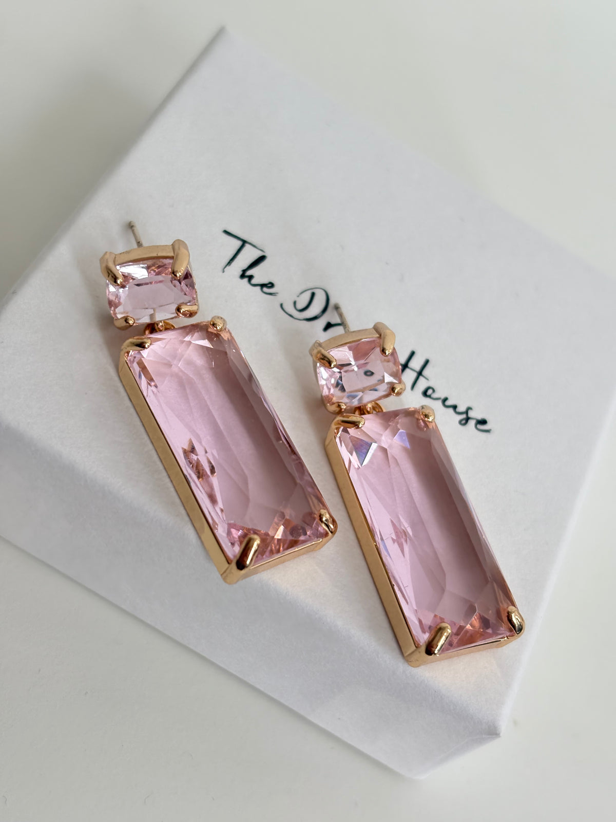 Leeza - Gold Pink Earring
