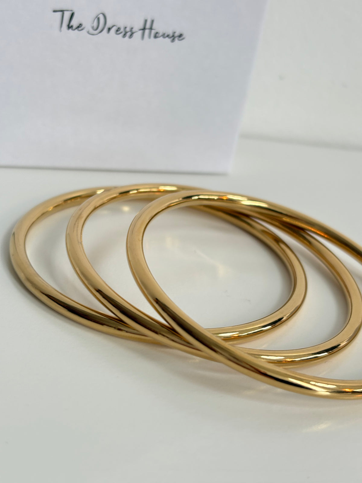Belinda - Gold Trio Bangle Set