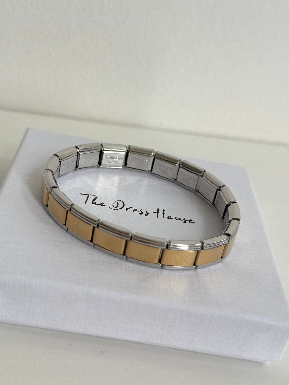 Didi - Two Tone Gold Silver Bangle Bracelet