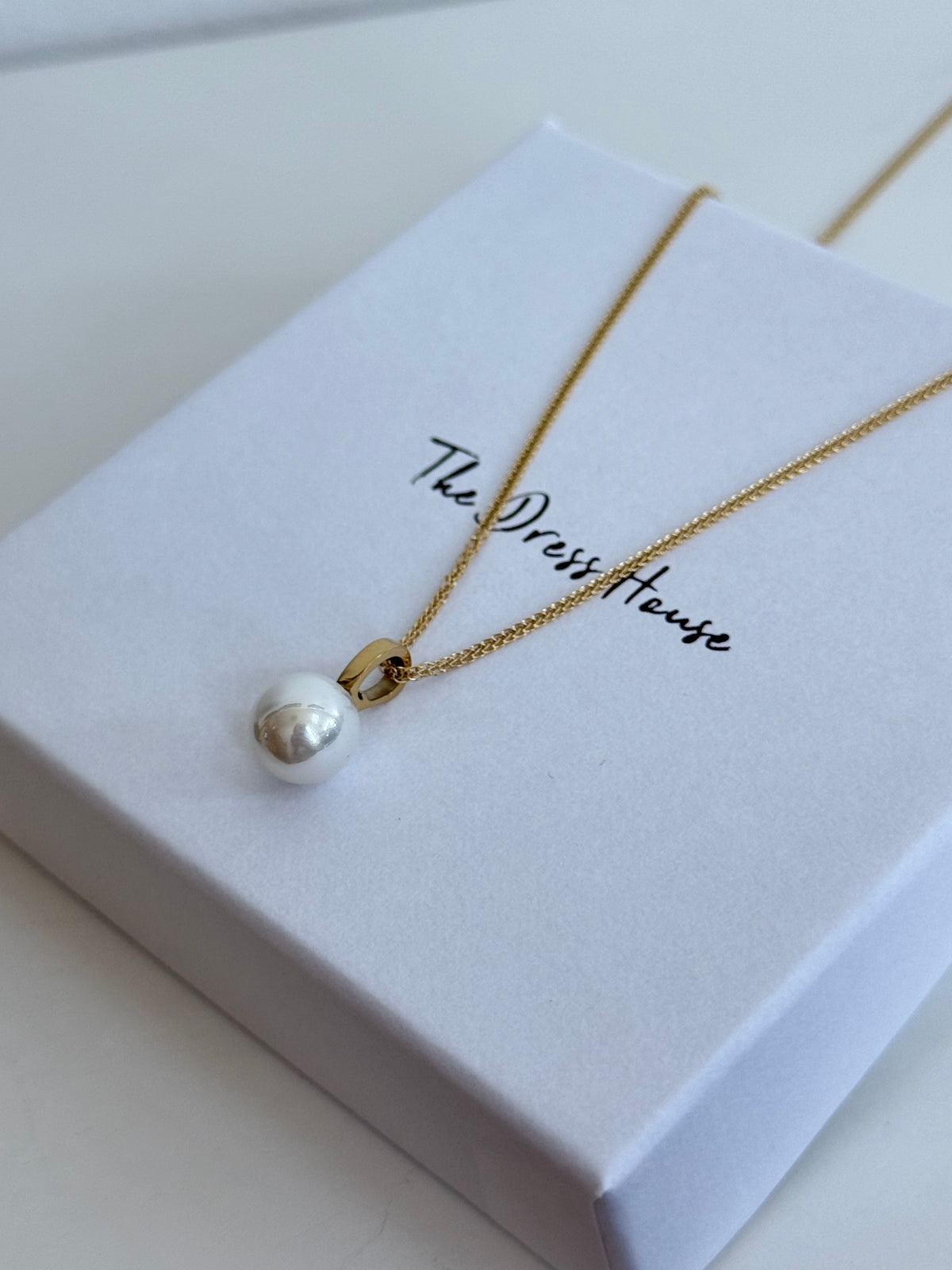Tilly - Gold Pearl Necklace