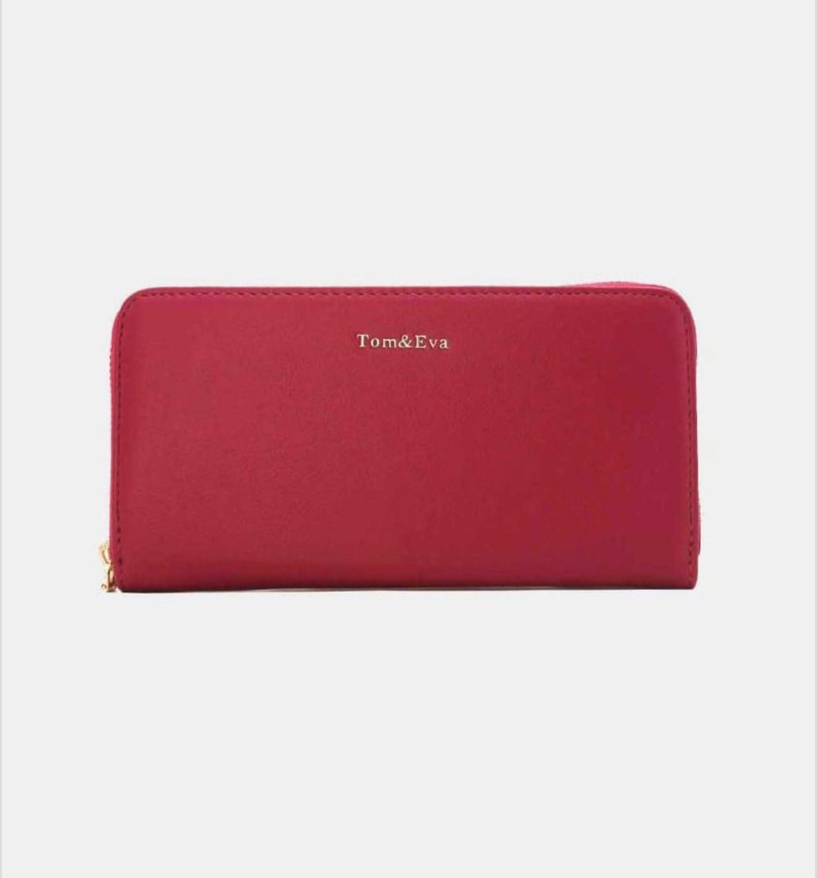 TOM & EVA Aine red purse