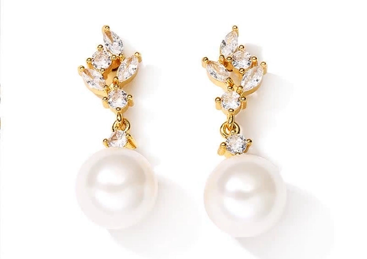 Anna gold earrings 